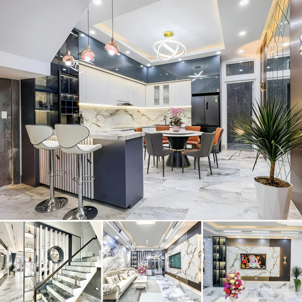 NHÀ ANH GIÀU – KDC 91B - Dự án nội thất Tuấn Tài