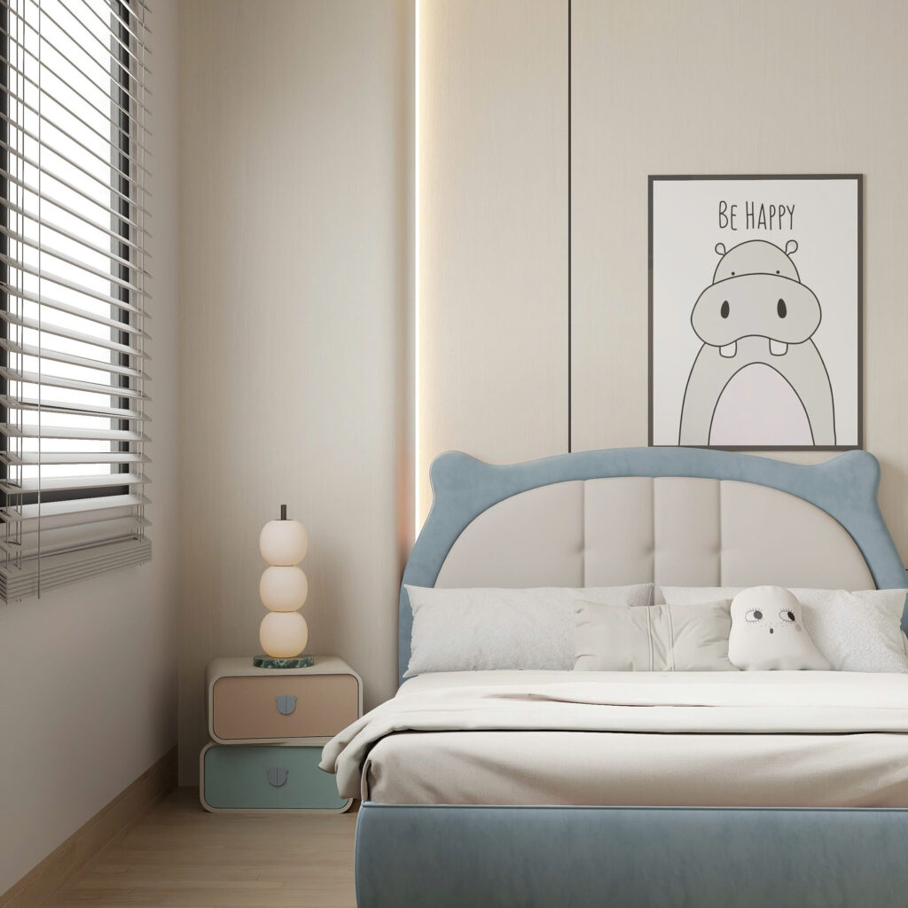 Nhà Chị Xuân 1 phòng ngủ cho trẻ em tiểu học