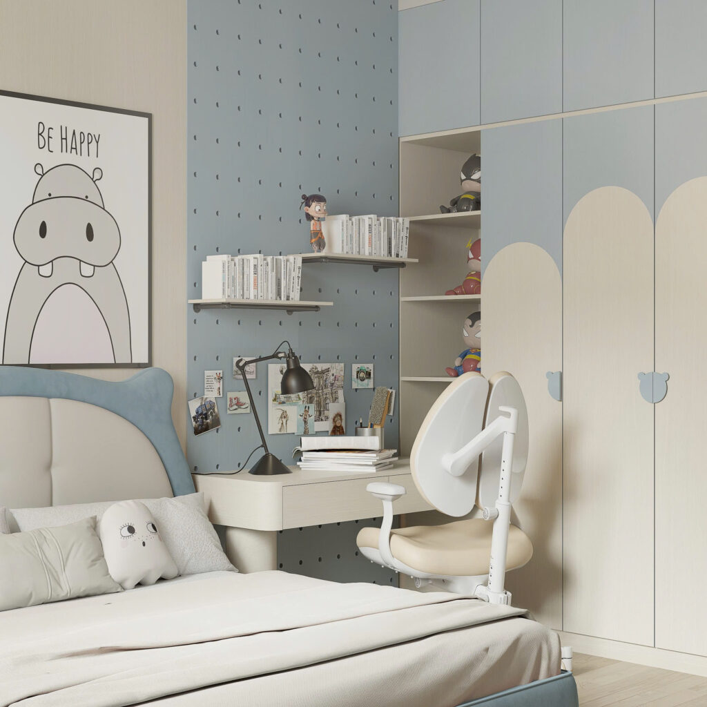 Nhà Chị Xuân 3 phòng ngủ cho trẻ em tiểu học