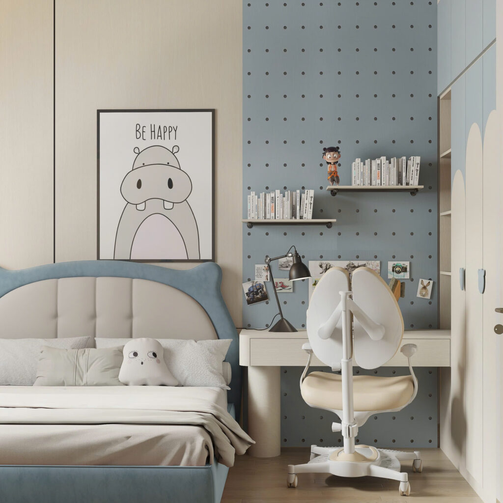 Nhà Chị Xuân 5 phòng ngủ cho trẻ em tiểu học