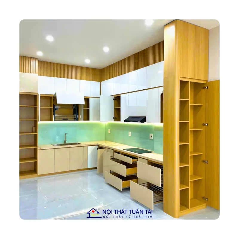 Tủ bếp Cần Thơ: 4 mẫu đẹp, báo giá chi tiết và thi công chuyên nghiệp 2025 15 Tủ bếp Cần Thơ