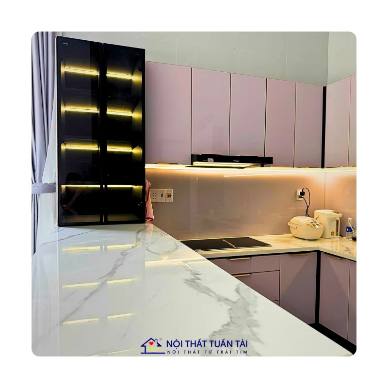 Tủ bếp Cần Thơ: 4 mẫu đẹp, báo giá chi tiết và thi công chuyên nghiệp 2025 17 Tủ bếp Cần Thơ