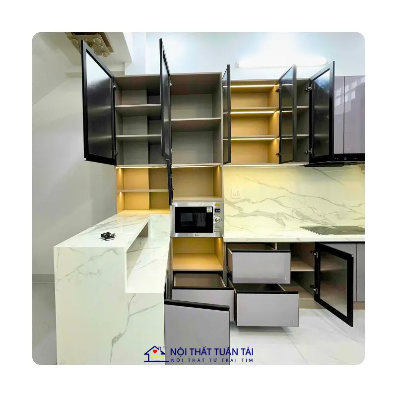 Tủ bếp Cần Thơ: 4 mẫu đẹp, báo giá chi tiết và thi công chuyên nghiệp 2025 2 Tủ bếp Cần Thơ