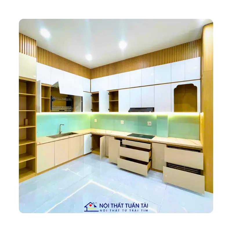 Tủ bếp Cần Thơ: 4 mẫu đẹp, báo giá chi tiết và thi công chuyên nghiệp 2025 8 Tủ bếp Cần Thơ