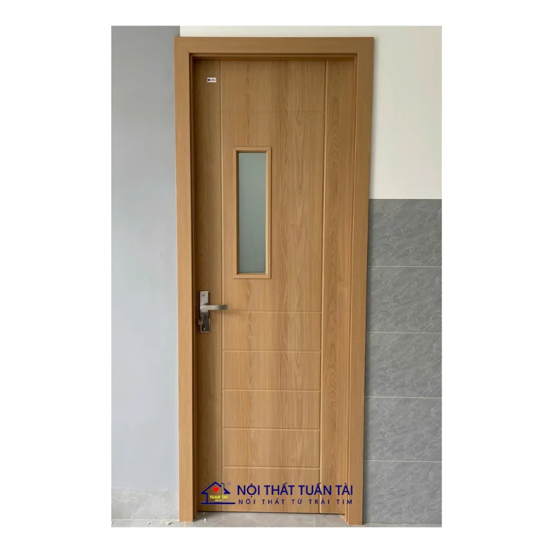 Cửa composite ô kính giúp tăng anh sáng tự nhiên