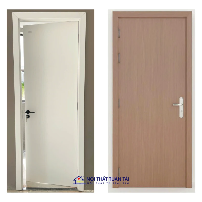 Cửa composite giúp giảm tiếng ồn giữ môi trường làm việc tập trung và chuyên nghiệp trong không gian làm việc