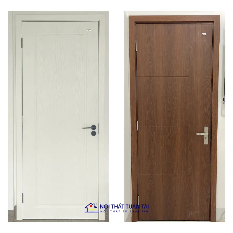 Lắp cửa composite ở phòng ngủ người lớn tuổi