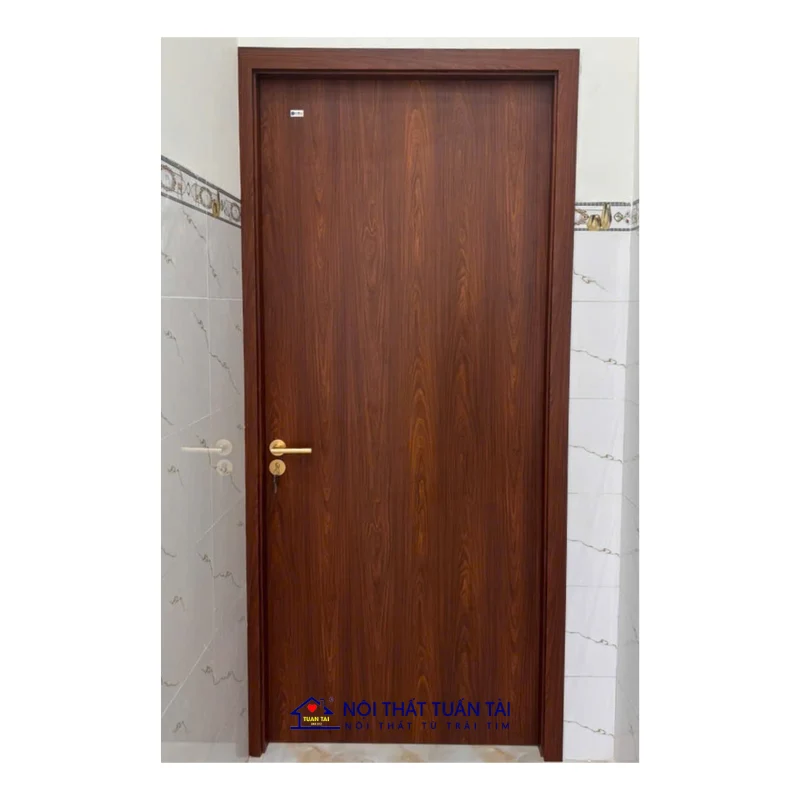 Cửa composite cao cấp Cần Thơ phòng ngủ phát huy rõ lợi thế về khả năng cách âm và thẩm mỹ