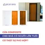 Cửa composite cho nhà có người lớn tuổi