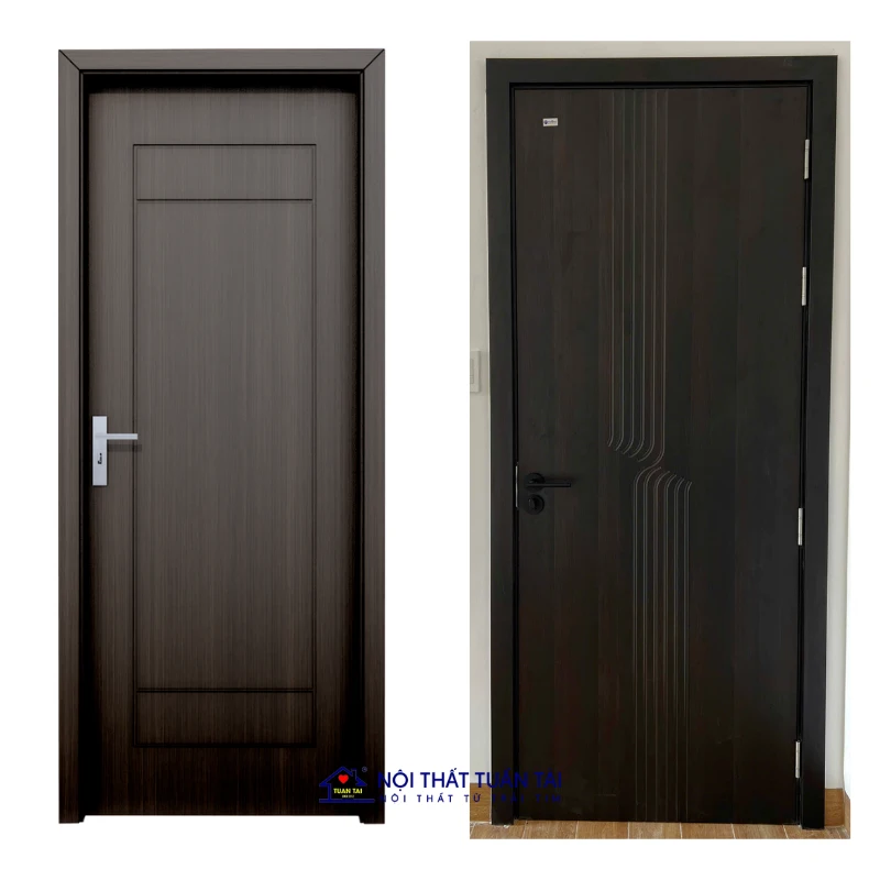 5 mẫu cửa composite phòng ngủ Cần Thơ: Có đáng thay thế cửa gỗ? 2 Cửa composite phòng ngủ Cần Thơ
