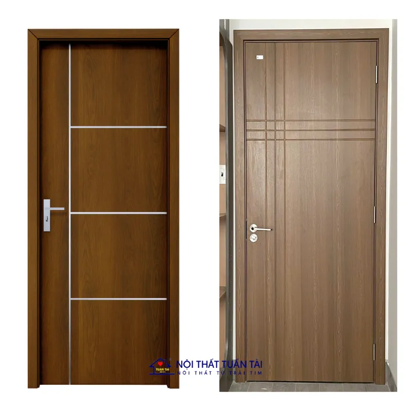 5 mẫu cửa composite phòng ngủ Cần Thơ: Có đáng thay thế cửa gỗ? 4 Cửa composite phòng ngủ Cần Thơ