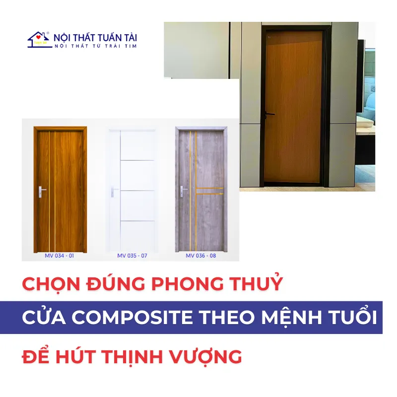 Cửa composite theo mệnh tuổi