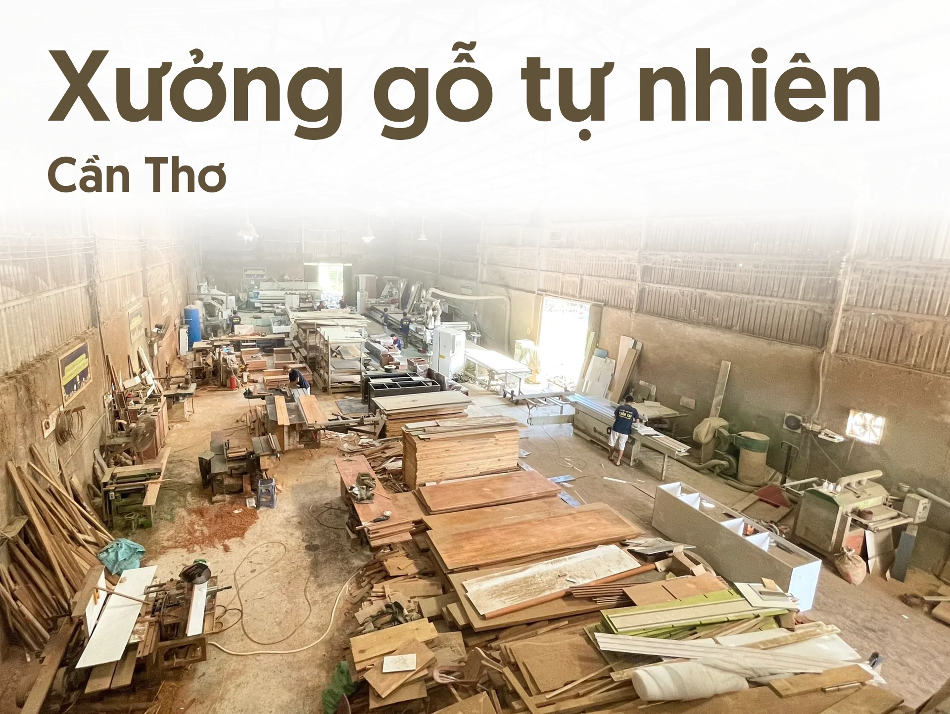 Xưởng gỗ tự nhiên miền Tây tại Nội Thất Tuấn Tài